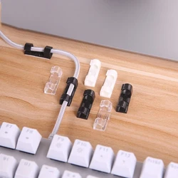 20pcs Wire Cable Management Organizer Desktop & Workstation Cord Clips Management Holder Data Telephone Line Cable Winder Sleeve