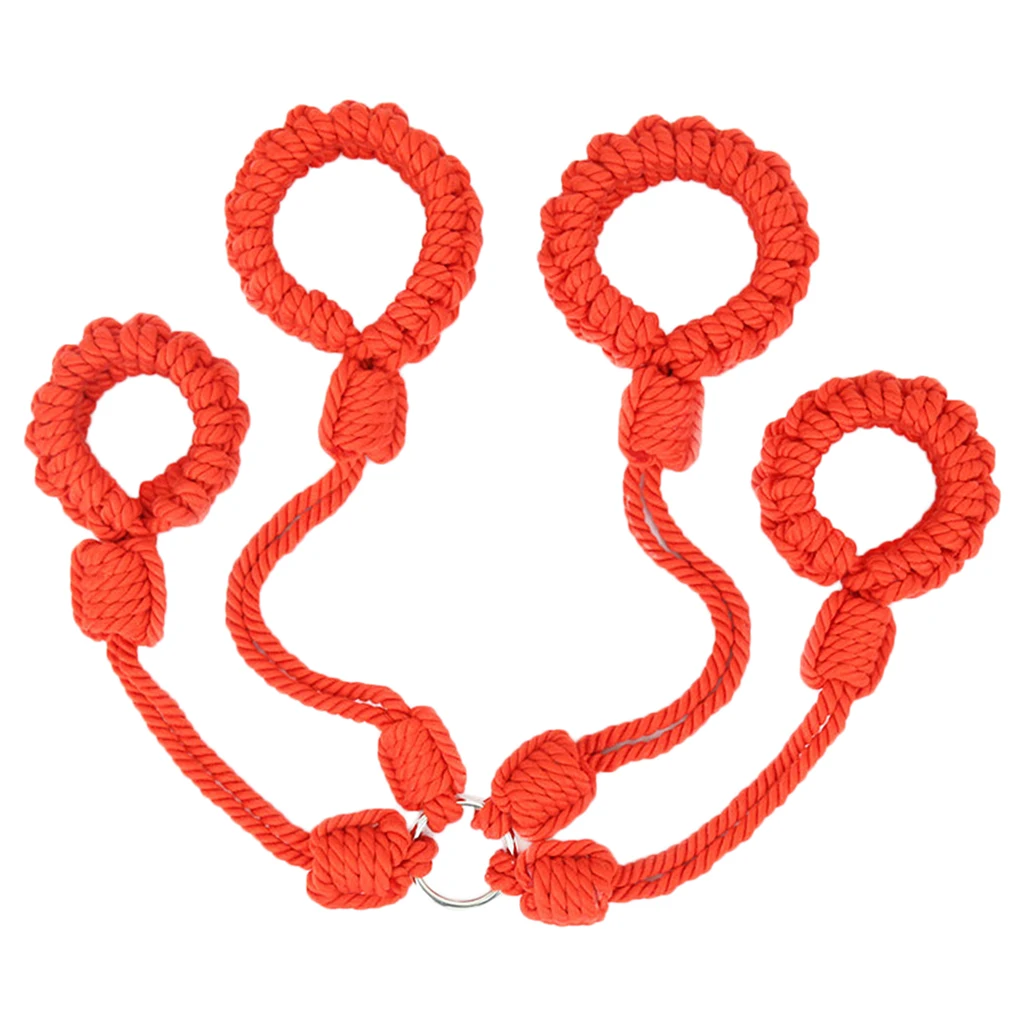 Adjustable Handcuffs Ankle Cuffs Wrist Bondage Restraints Kit Erotic Toys Tied up Games Slave Role Play Costume