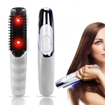 

Travel Scalp Home ABS Anti Loss Daily Hair Growth Vibration Head Care Cordless Infrared Light Brush Electric Massage Comb