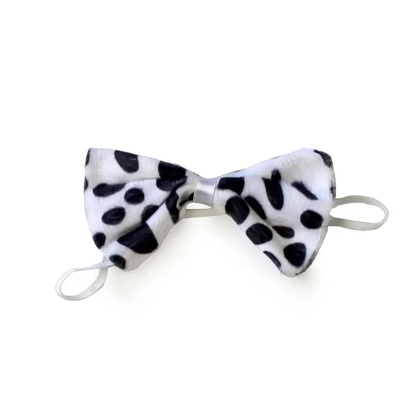 Mascot Costume Cute Animals Cosplay Sets Kids Adult Dalmatian Spotty Dog Ears Headband Plush Tail Bowtie for Halloween