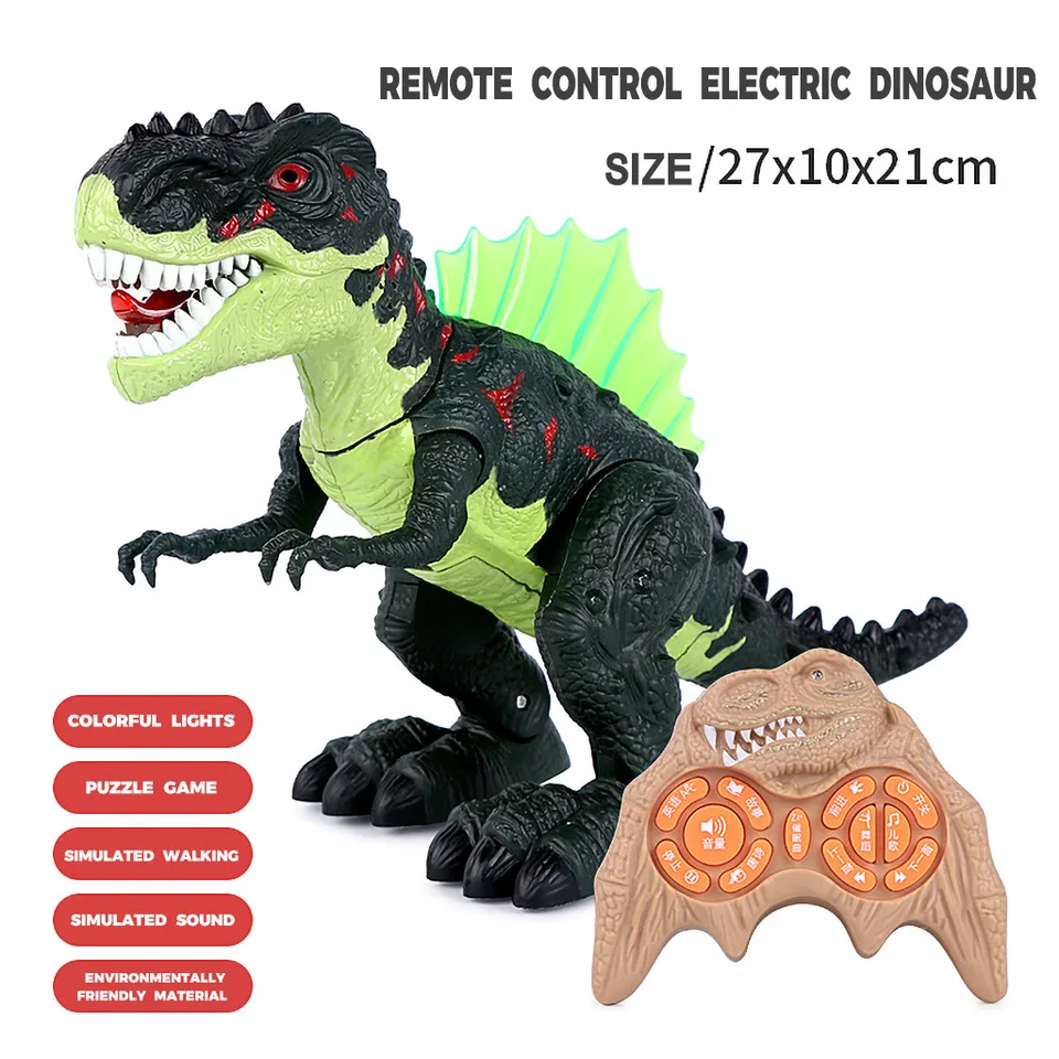 remote control walking dinosaur