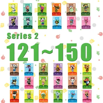 

Animal Crossing Card Amiibo Printed NFC Card Compatible Pick from the List Series 2 (121 to 150)