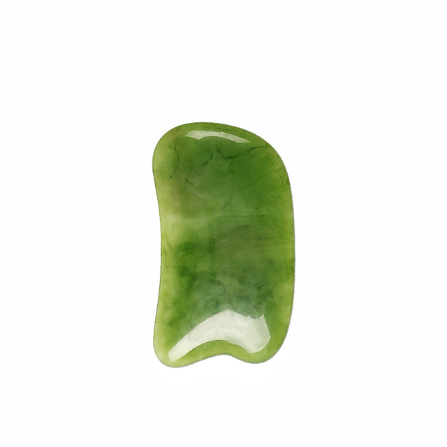 Quartz Natural Resin Beeswax Guasha Jade Edge Body Massager Crystal Energy Stone Scraper for Blood Circulation Health