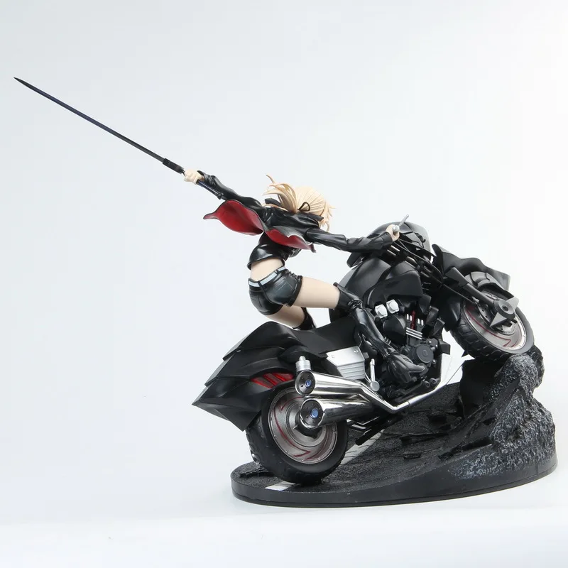 

Fate Black SABER Casual Wear FGO Black Motorcycle Ceiba Garage Kit Boxed Garage Kit Model Diffuse Country