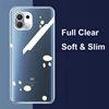 Pour Xiaomi Mi 11 étui en Silicone Transparent mince souple clair housse de téléphone pour Xiomi Xiaomi Mi 11 Mi11 ► Photo 1/6
