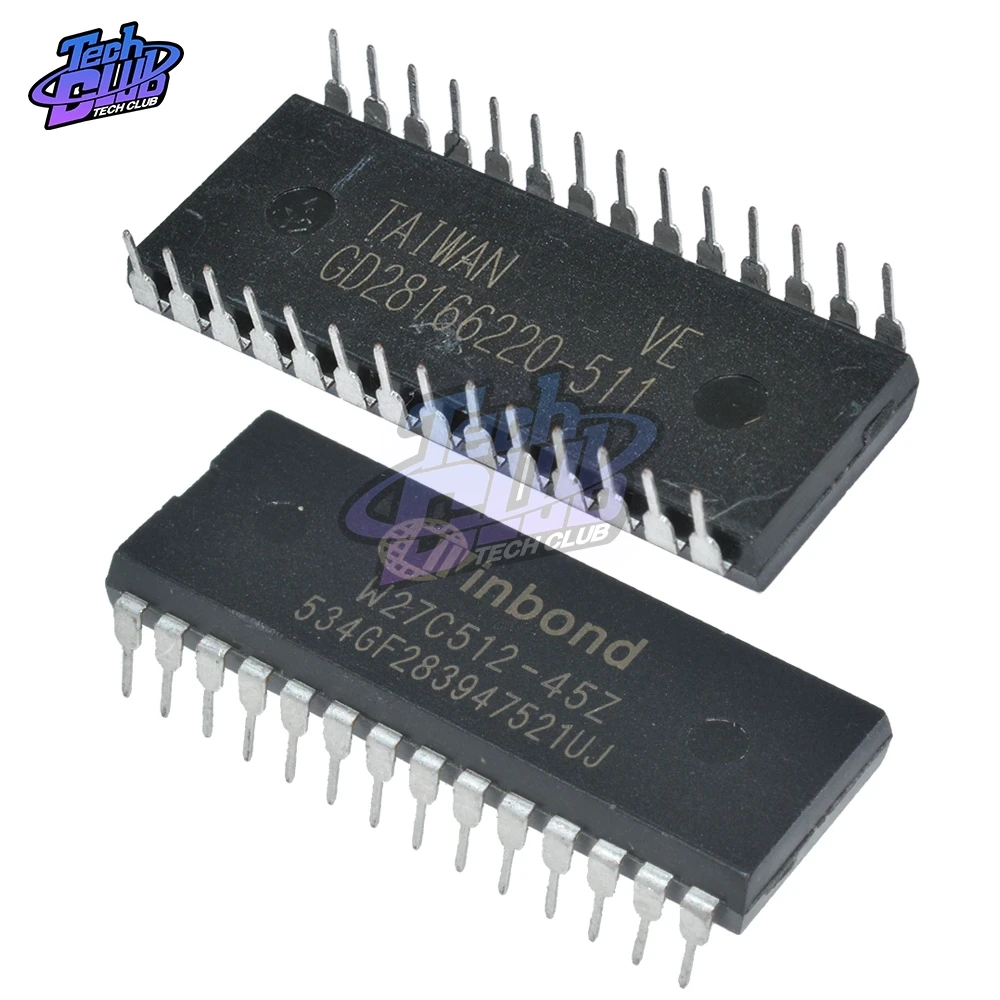 

5 pcs/lot NEW Origanal IC W27C512 W27C512-45Z W27C512-45 27C512 DIP28 IC