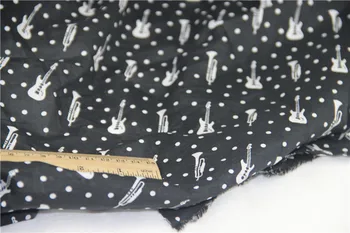 

violin Cotton summer Fabric For Sewing Fat Quarter Quilting Patchwork Doll Kids Bedding Patchwork 100*140cm