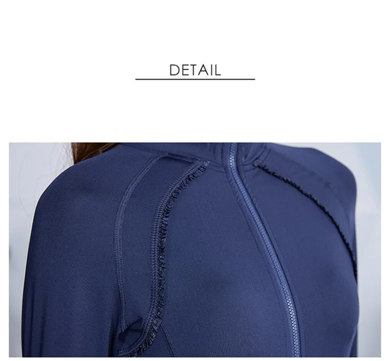 Vansydical Women's Slim Zipper Sports Gym Running Yoga Jackets Fitness Training Sportswear Tops Outdoor Workout Clothing