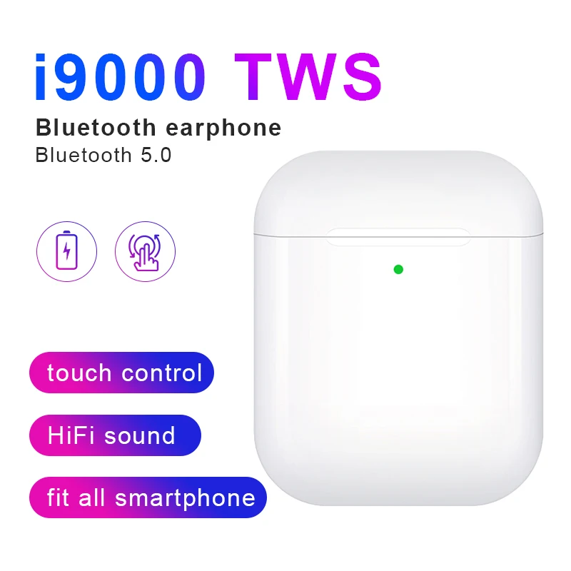 Mgoman i100000 TWS 1:1 копия наушники беспроводные Bluetooth наушники pk w1 h1 1536u чип i500 i10000 i20000 i90000 pro TWS наушники - Color: i9000 white