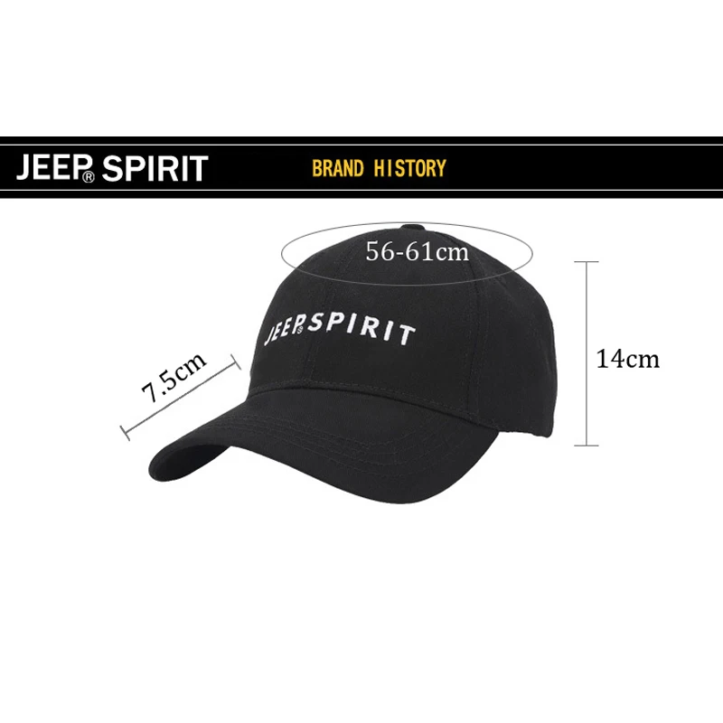 JEEP SPIRIT кепка мужская бейсболка мужские осенние шапочки Регулируемая печать буквы хип хоп унисекс gorras para hombre casquette