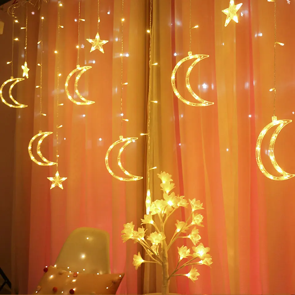3-5M-Curtain-Led-Star-Lights-Moon-Lights-Lanterns-Lights-Irregular-Lights-Strings-Moon-Stars-Christmas(2)