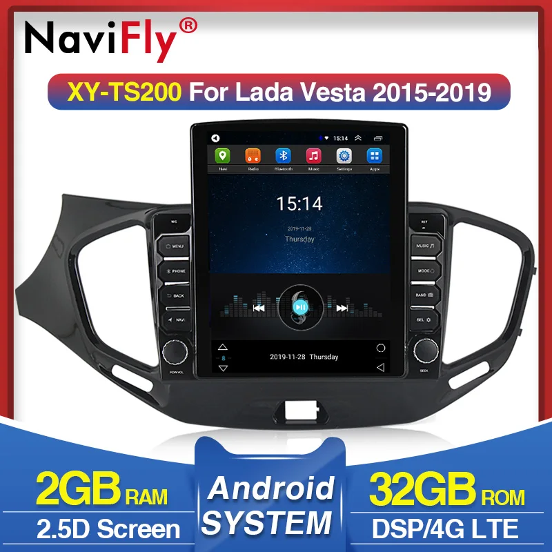 New! 9.7inch Android For LADA Vesta Cross Sport Radio 2015 2016 2017 2018 2019 Car dvd Multimedia Video Player GPS 2DIN BT | Автомобили и