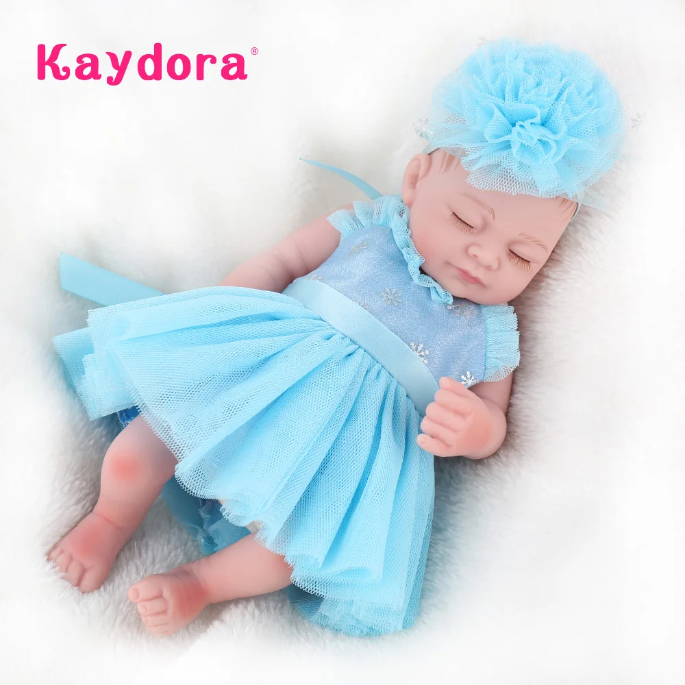 Reborn Baby Doll Toys Alive Bebe reborn Toddler Full silicone Play Toys Рождественский подарок ручной работы восхитительный 10 дюймов 25 см Playmates