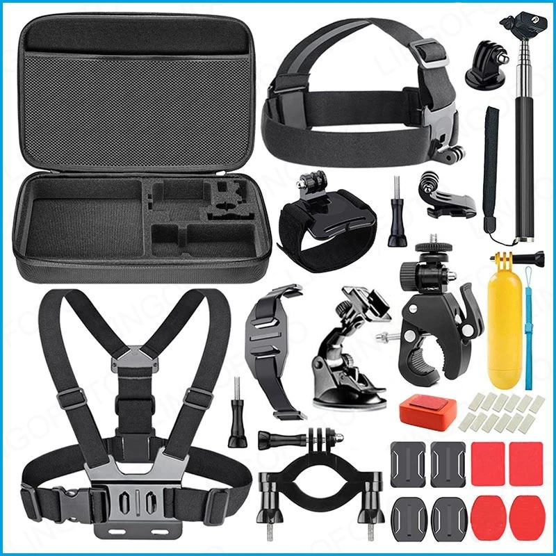 

Набор аксессуаров 24 в 1 для экшн-камеры Gopro SJCAM EKEN H9R GH4002