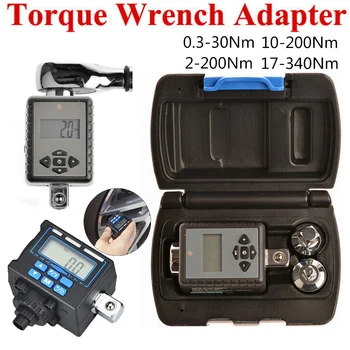 

JUNEJOUR Electronic Digital Torque Torque Adapter Digital Adjustable Torque Adapter Wrench Bike Car Repair Tools Set