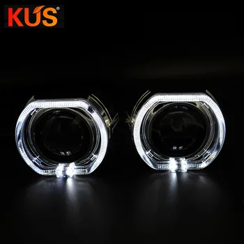 

2.5/3.0 Inch DRL Angel Eyes Mask Cover Shroud For Q5 Hella Bixenon Projector Lens For Motorcycle Car Headlight Retrofit