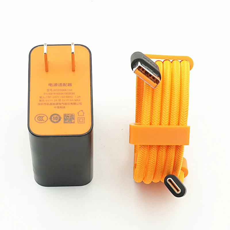 Оригинальный EU/US oneplus 7T Dash зарядное устройство 5V/6A быстрой зарядки 1m McLaren USB Тип C