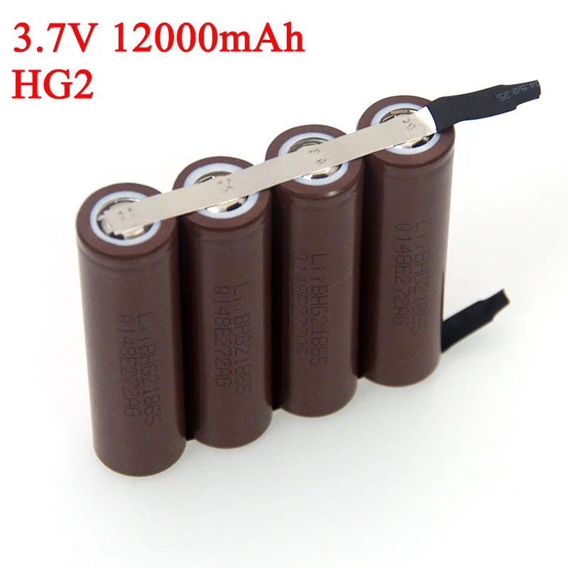 3 7 V 1S 12000mAh HG2 литиевый аккумулятор светодиодный светильник рыболовный Bluetooth