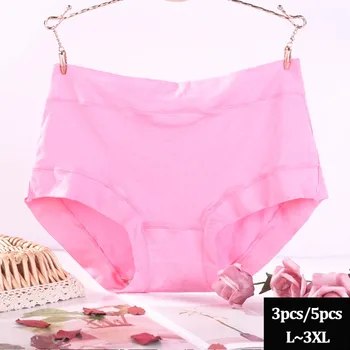 

3pcs/5pcs Seamless Panties Modal Briefs Lingerie Soft Women's Underpants Mid-Waist Breathable Underwear Fashion Female Intimates