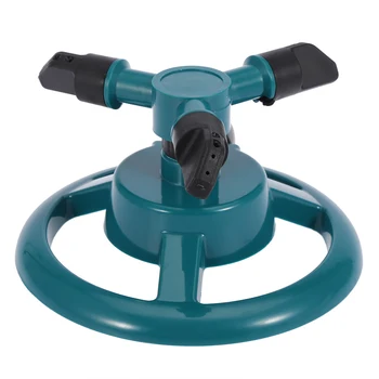 

Garden Sprinklers Automatic Watering Grass Lawn 360 Degree Circle Rotating Water Sprinkler 3 Nozzles Three Arm Garden Pipe Hose
