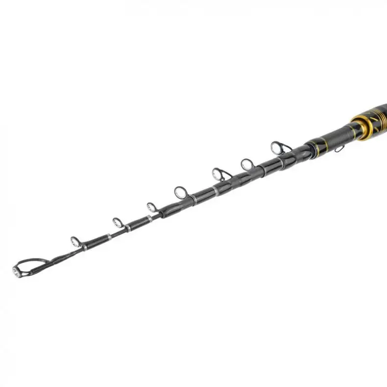 2.1m High Carbon Fiber Lure Fishing Rod Power MH Lightweight Spinning / Casting Fishing Pole