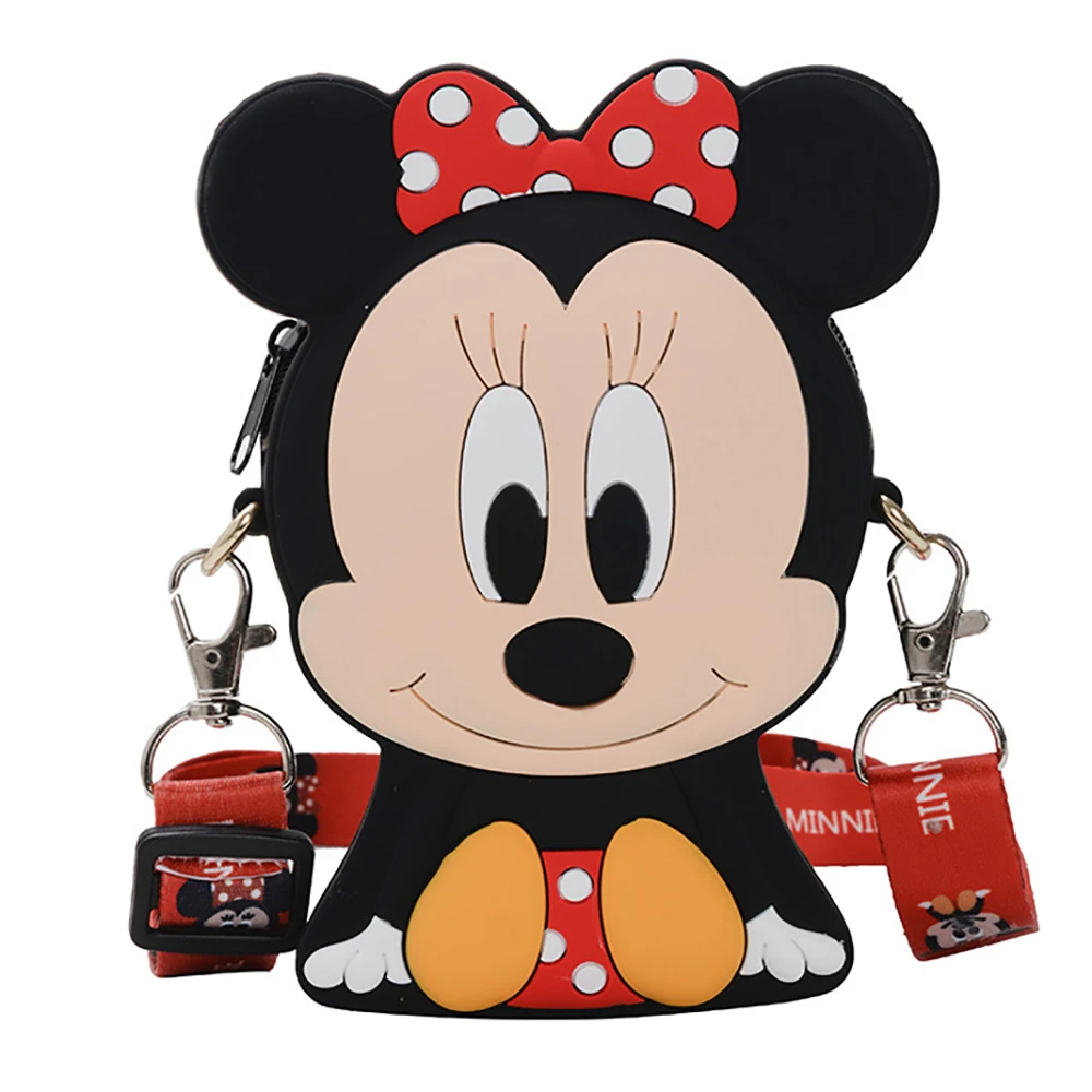 Disney Cartoon Mickey Mouse Shoulder Bags For Kids Minnie Baby Boys Girls Coin Purse Children Cute Crossbody Bag Gifts New 2021