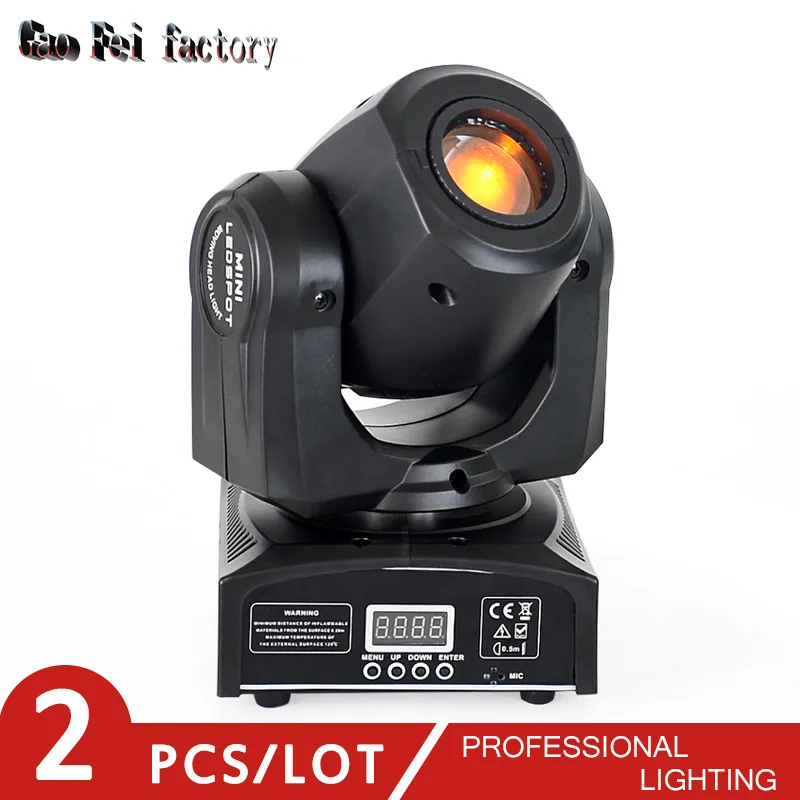 

DJ lights mini led moving head 10W spot 7 Color 8 Gobos Light 10W DMX with Show KT V Disco DJ Party for Stage Lighting