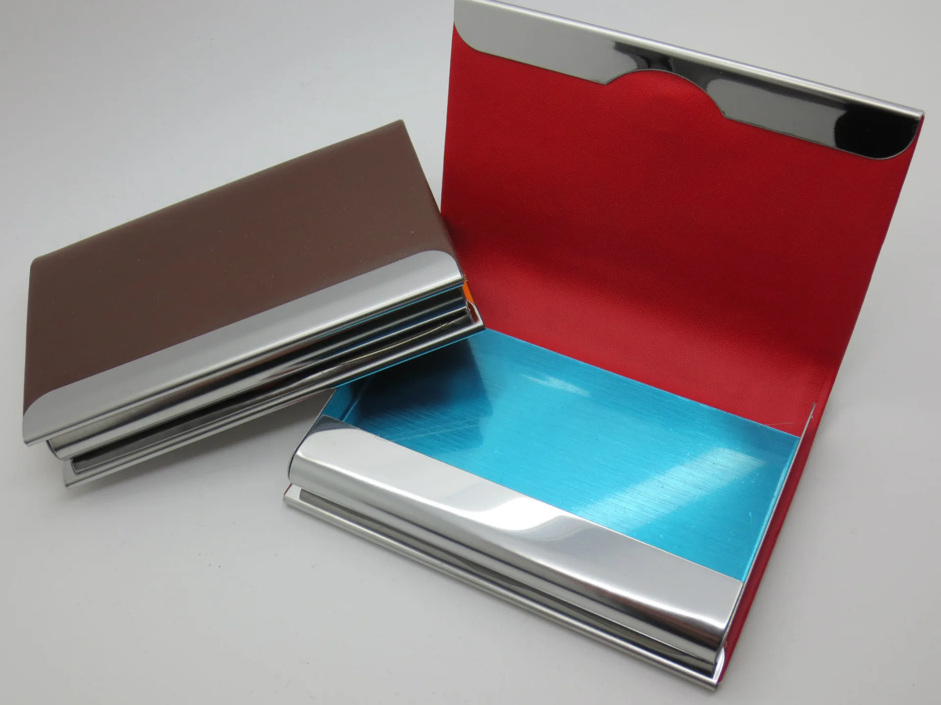 

Card Case Manufacturers Direct Selling Gift Business-Style Creative Faux Leather Large Double Article 100 Pattern Matching Color