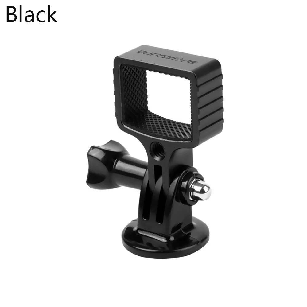 Черный Металлический адаптер расширения для DJI Osmo Pocket 1/4 дюймов Gopro адаптер для спортивной камеры ручной карданный стабилизатор - Цвет: Черный