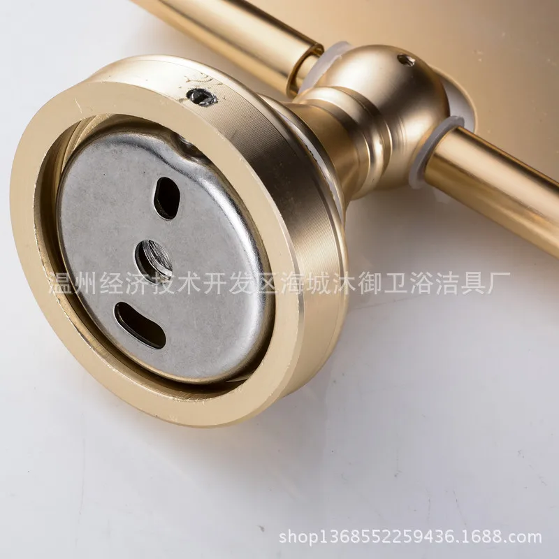 Mu yulai Sanitary Ware Space Brushed Aluminum Bathroom Hook Unit Toilet Paper Holder Tissue Box Toilet Paper Towel Holder Paper