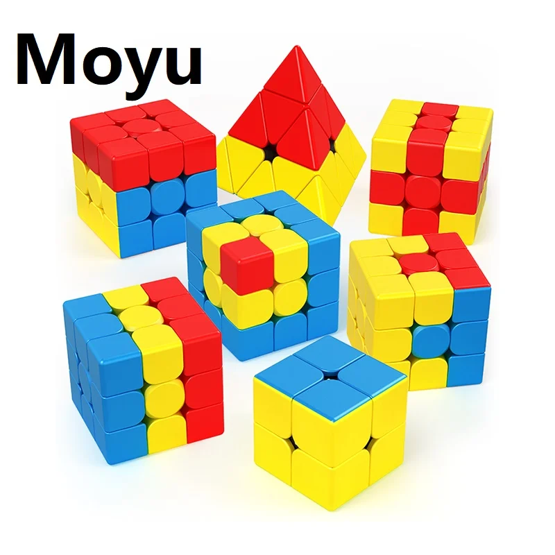 

Детские Обучающие пазлы Moyu серии 3x3x3 Cubo Magico Единорог пудинг бумпи маленькая красная шляпа магический куб набор скоростные обучающие игрушки