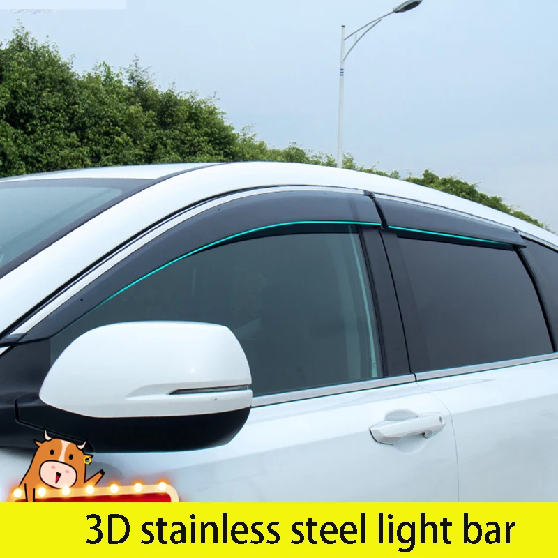 Weather shield Windows visor side wind window deflectors visor windshield on the windows accessories For Honda CRV 2019