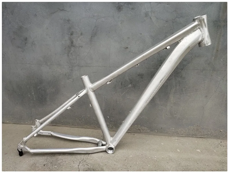 

Aluminum 26/27.5er 16In Blank DIY No Painting MTB Bike Frame with Hook Disc Brake Mountain bicycle frameset