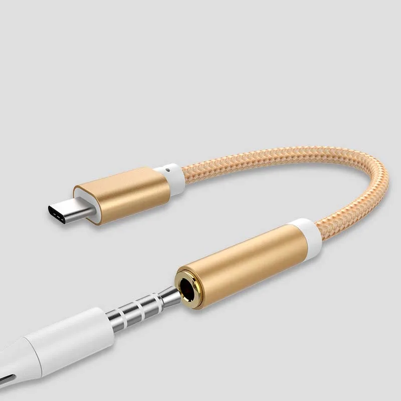 Адаптер для наушников с USB Type-C на 3 5 мм аудиокабель AUX смартфонов Samsung LG Nexus Oneplus Nokia