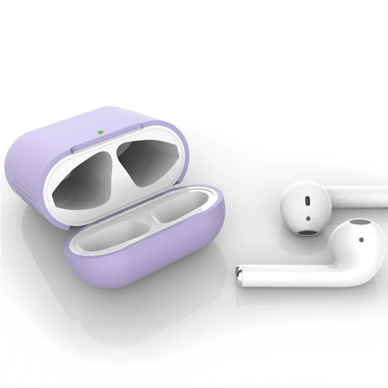 Силиконовый ТПУ чехол для беспроводных наушников 1 шт. Bluetooth AirPods защитный
