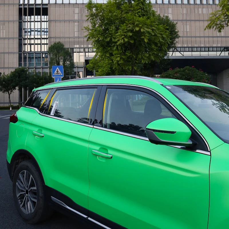 Автомобильный Стайлинг для Geely Atlas Emgrand X7 Proton X70-, накладка на окно автомобиля, наклейка на среднюю колонну, ПВХ, внешний аксессуар