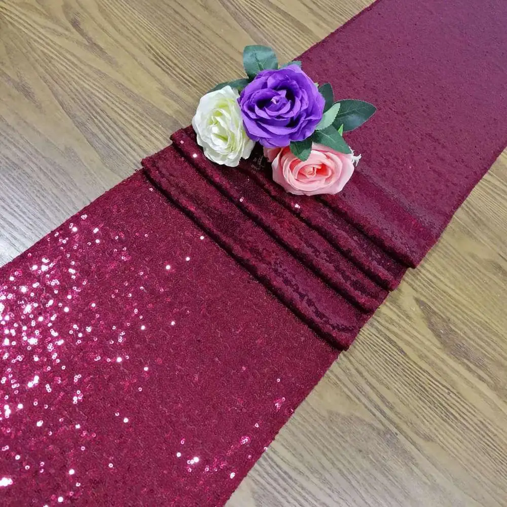 Рождественская настольная дорожка 14x120Inch-35x300cm винный стол с блестками s декоративные дорожки для Table-M1015