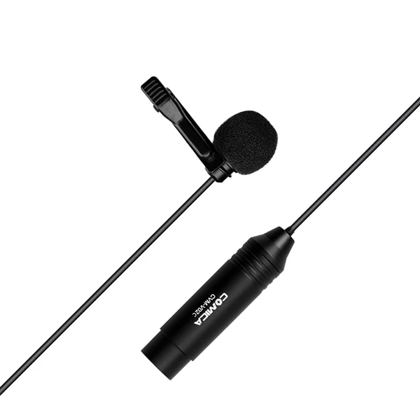 CVM V02O Phantom Power всенаправленный XLR Lavalier отворотом микрофон для Canon Sony Panasonic камкордер