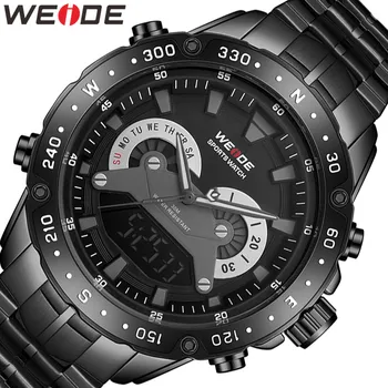 

WEIDE Men Watch Reloj Analog Sports Digital Watch Casual Military Quartz Watch Auto Date Tops Luxury Brand Wristwatches Clocks
