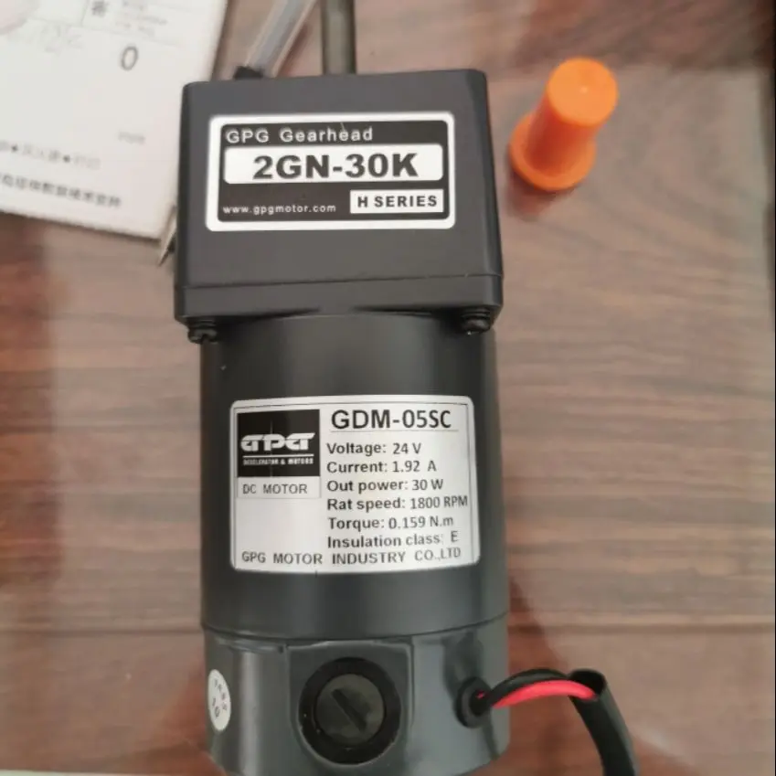 2gn-30k dc motor gpg GDM-05SC 24v 30w 1.92a 1800rpm