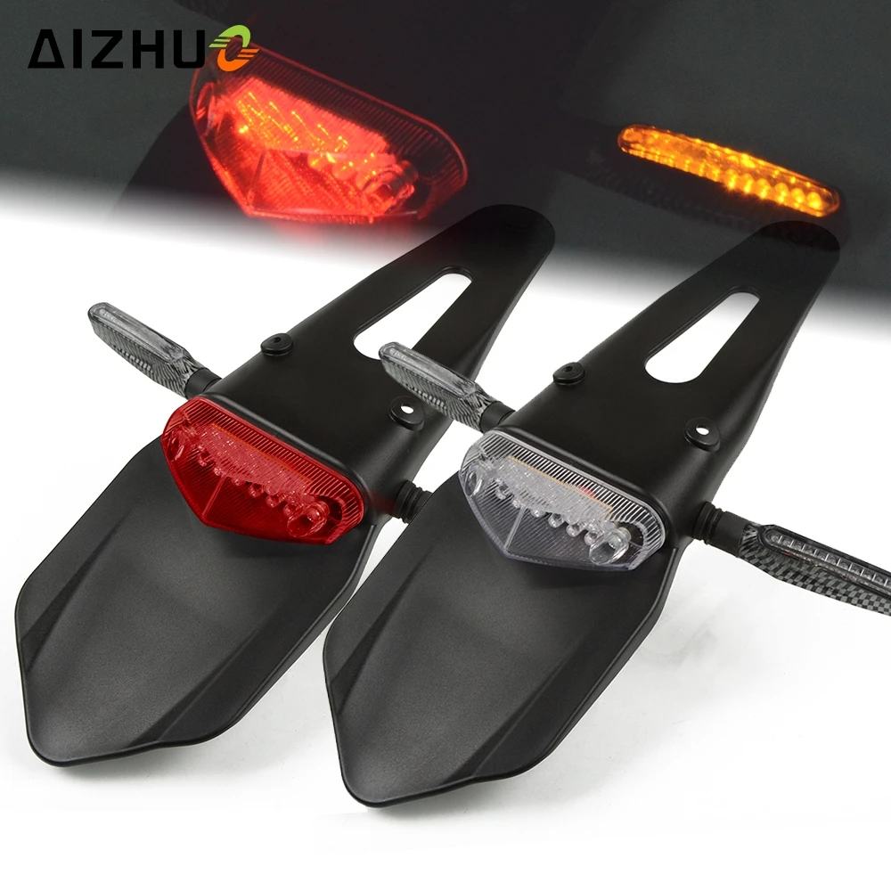 

Motorcycle Dirt Bike License Plate Warning Brake Turn Signal Light For Honda CRF250L/M CRF250RALLY CR CRF XR CRM SL230 SL250