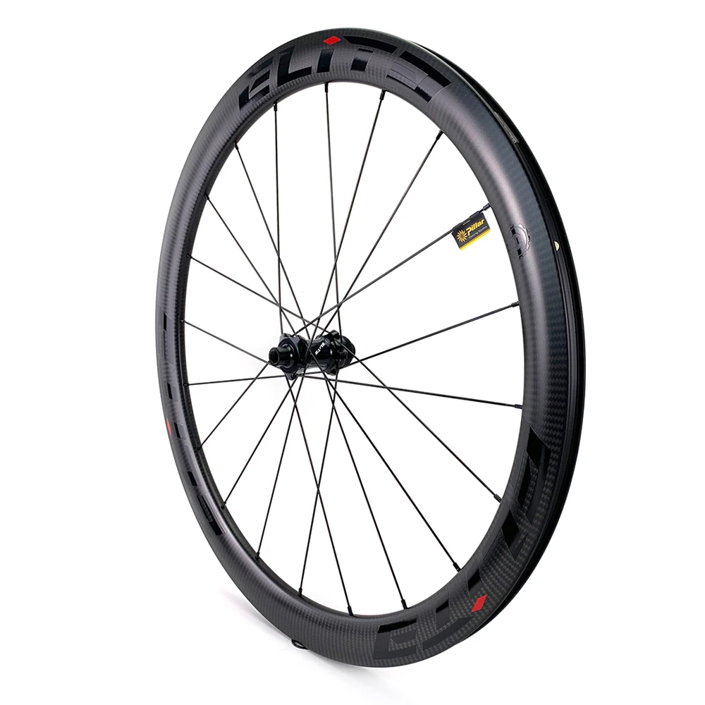 Elite 700C Disc Brake Carbon Wheels 29*45mm Tubeless Ready 480g±15g Rim DT Swiss 13 Types Of Hubs For Cyclocross Gravel Wheelset