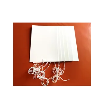 

110v 2000w 24in*36in(609.6*914.4*1.5mm) Food Grade Silicone Heater adhesive 1 side 1000mm lead out from middle of 609mm side