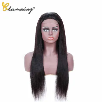 

CHARMING Hair 13*4/4*4 Lace Front Human Hair Wigs Pre Plucked Brazilian Remy Hair Lace Wig Straight Lace Front Wig