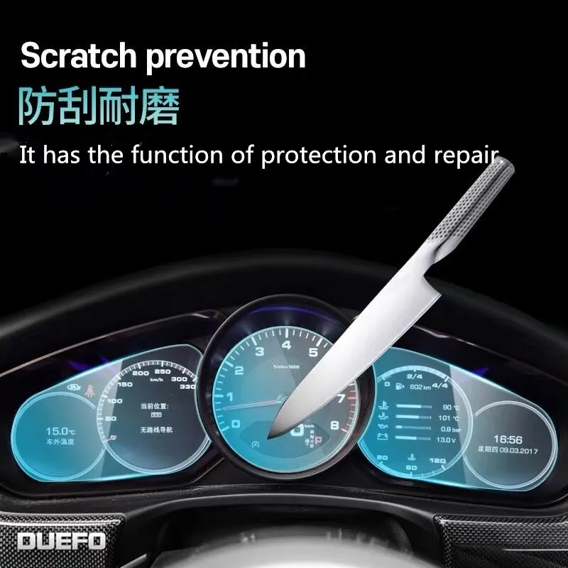 

NEW Sticker Centrally Controlled Navigation For Porsche Cayenne transparent TPU Film stickers for Porsche Cayenne Accessories