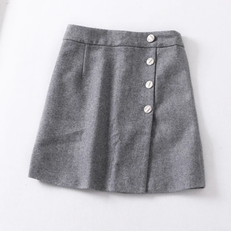 

A Generation of Autumn And Winter B by Single Product! W uibe Factory Goods! Skirt Short Skirt Entity