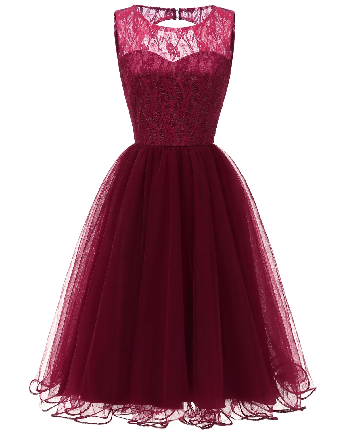Eveningdress Новое ажурное кружевное винтажное платье-американка осень-зима коктейльное платье Коллекция темно-синий розовый винный красный