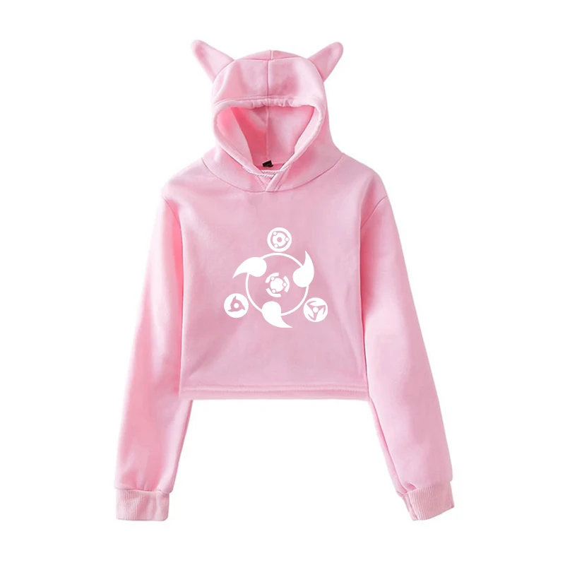 Новые толстовки Наруто дизайн худи Hodies для женщин светящийся пуловер уличная Женская кошачья Ушная Толстовка Kleding Vrouwen Harajuku - Цвет: Hoody Hodies 10