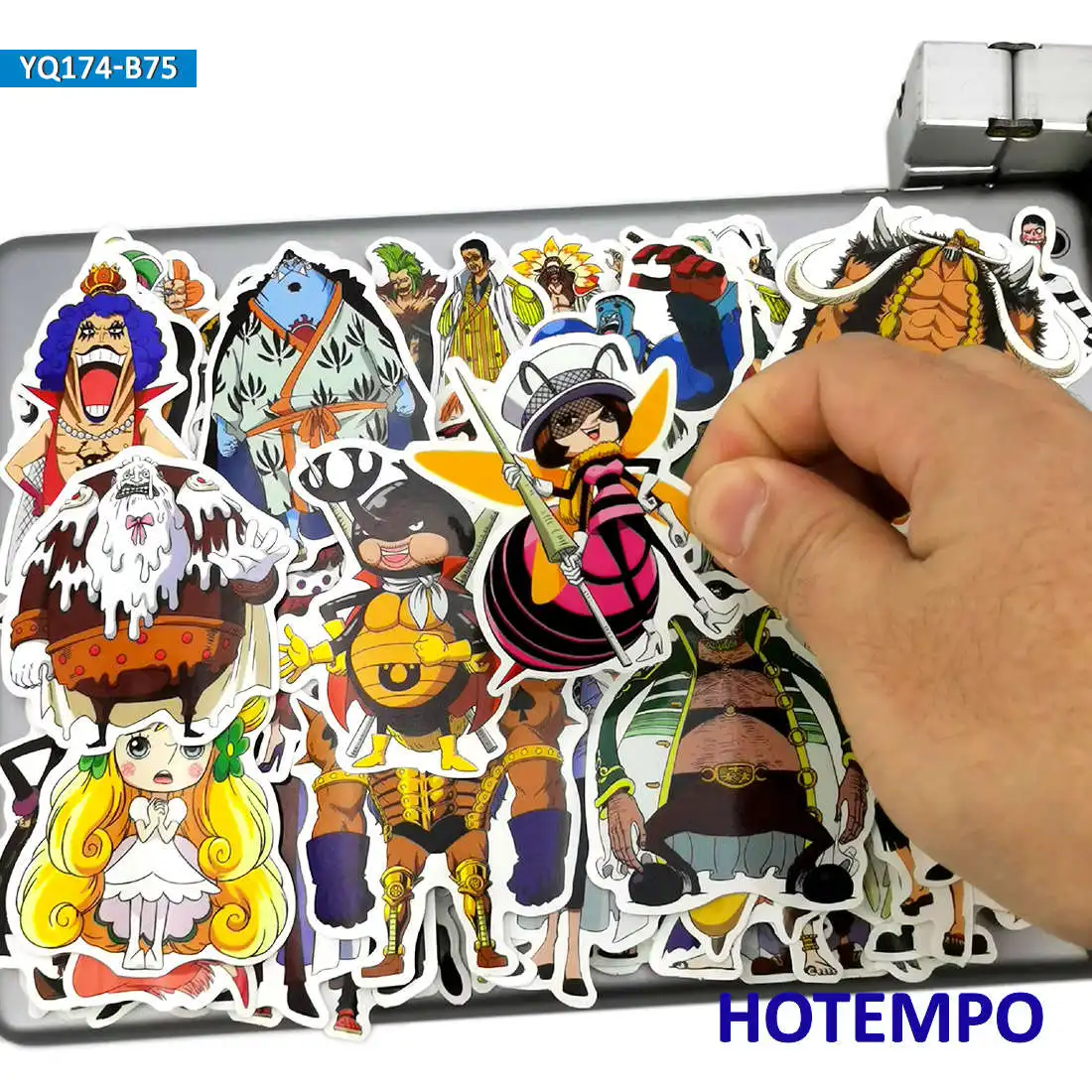 60 шт. японский аниме one piece Луффи Зоро Нами и Чоппер ТВ мультфильм наклейки детский, для мобильного телефона ноутбука багаж чехол комические наклейки