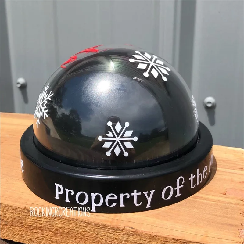 150Pcs/Lot Custom Christmas Decorative Santa Camera Monogram Simulation